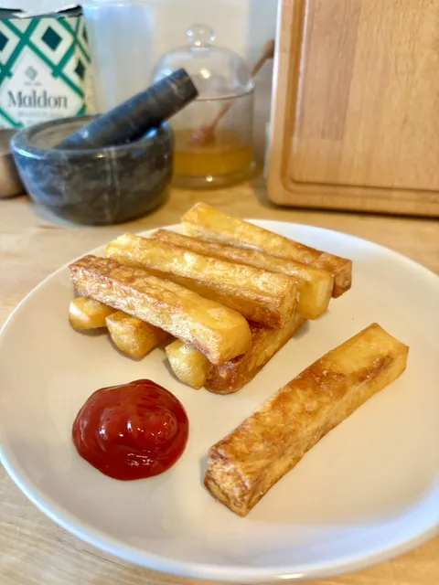 [Homemade] Triple-cooked Chunky Chips