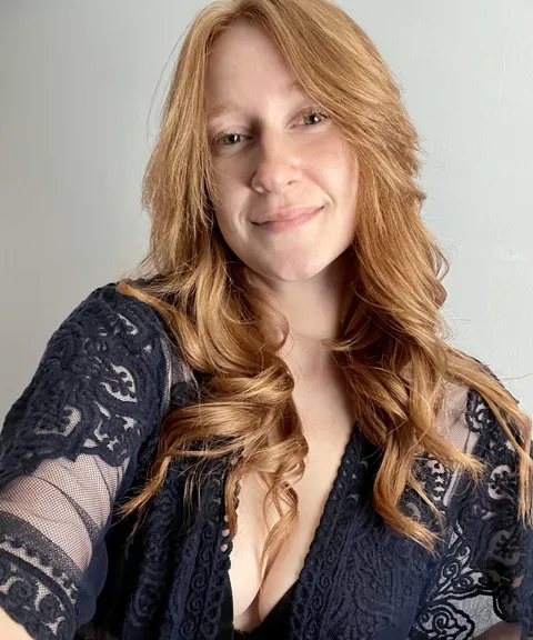 I really like this color blue with my hair