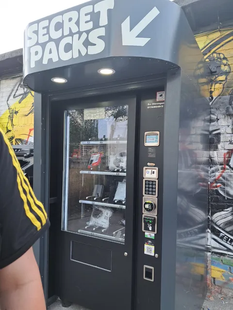 This vending machine in Berlin gives you random undelivered packages. 