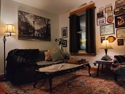 Less than a month after moving in. Swipe to see before!