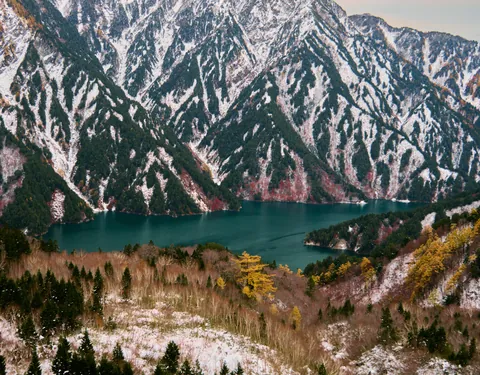 Mt. Fuji and the Japanese Alps in Autumn, Japan