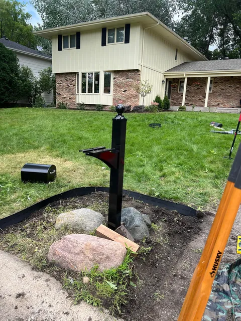 My first ever DIY mailbox/bed refresh -  great learning experience [Minnesota, USA]