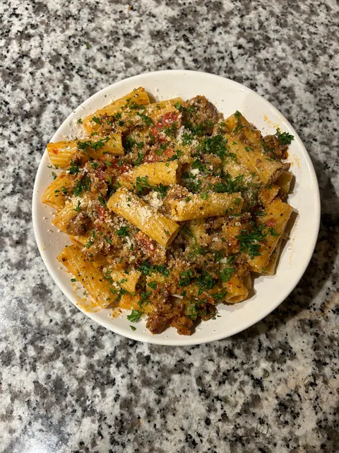 Spicy Italian Sausage Pasta [homemade]