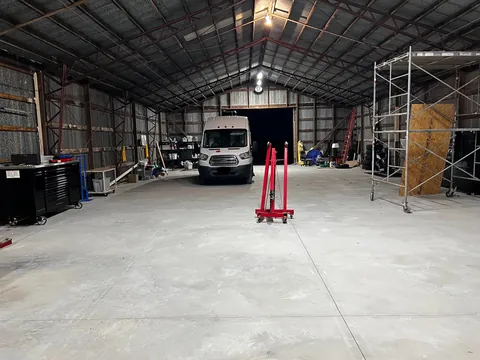 Progress from my 60+ yr old pole barn / workshop build