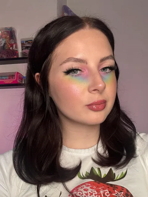 undereye rainbow? obsessed! 🌈✨