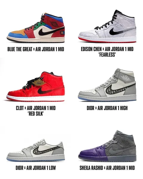 Every Air Jordan 1 collab in history