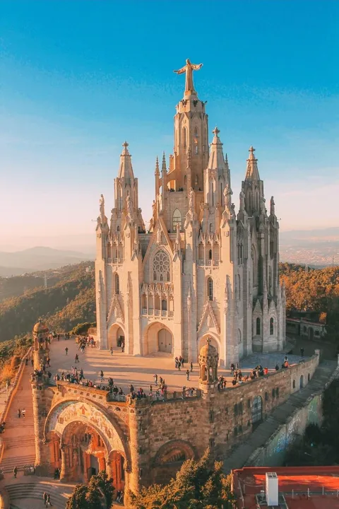 Temple of the Sacred Heart of Jesus in Barcelona.
