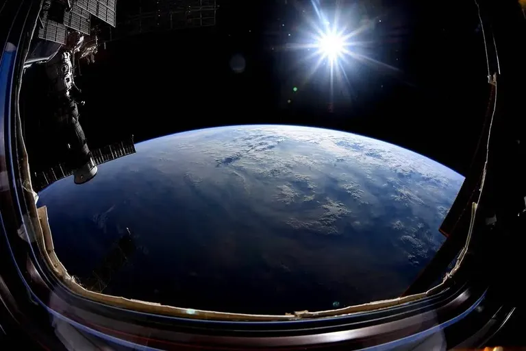 Astronaut Nick Hague shared this photo on his last day aboard the ISS before returning to Earth. ( NASA/Nick Hague)