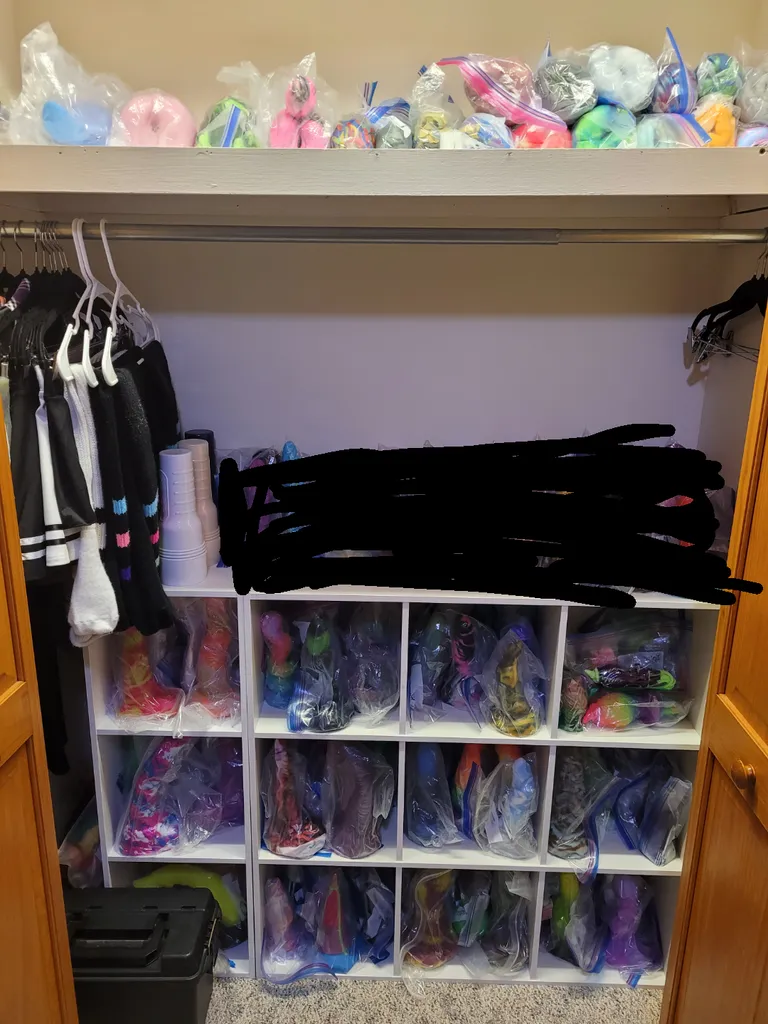 My bad dragon and indie toy collection. 