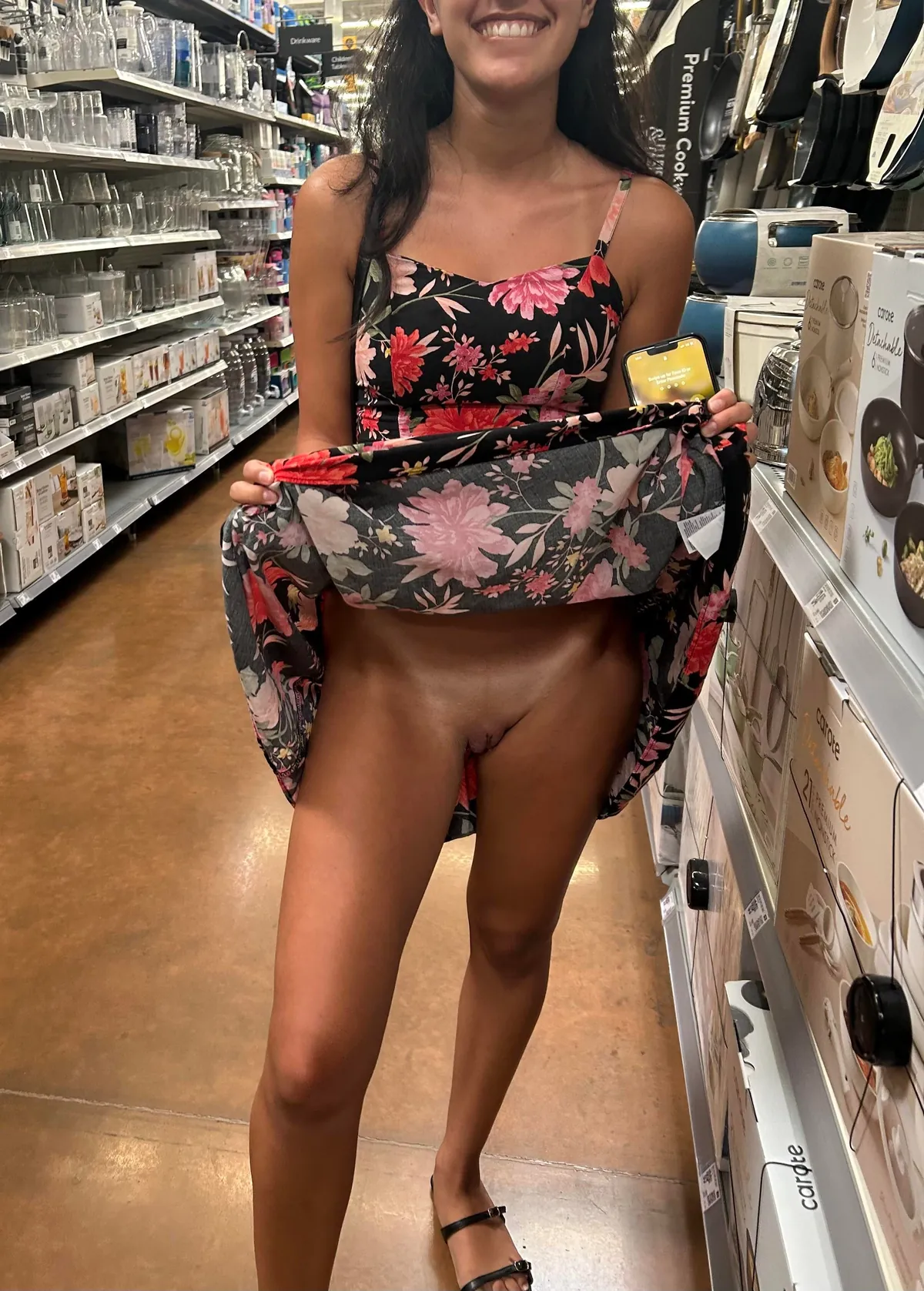 No Panties in Walmart [f]