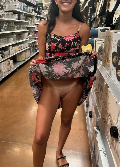 No Panties in Walmart [f]