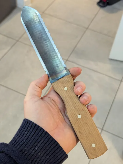 I made a Hori Hori knife as a gift. How did I do?