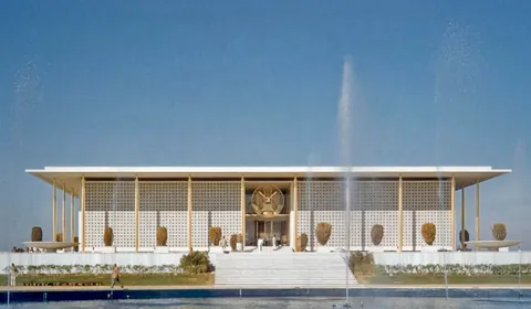 United States Embassy in New Delhi, India (1956-1959) by Edward Durell Stone