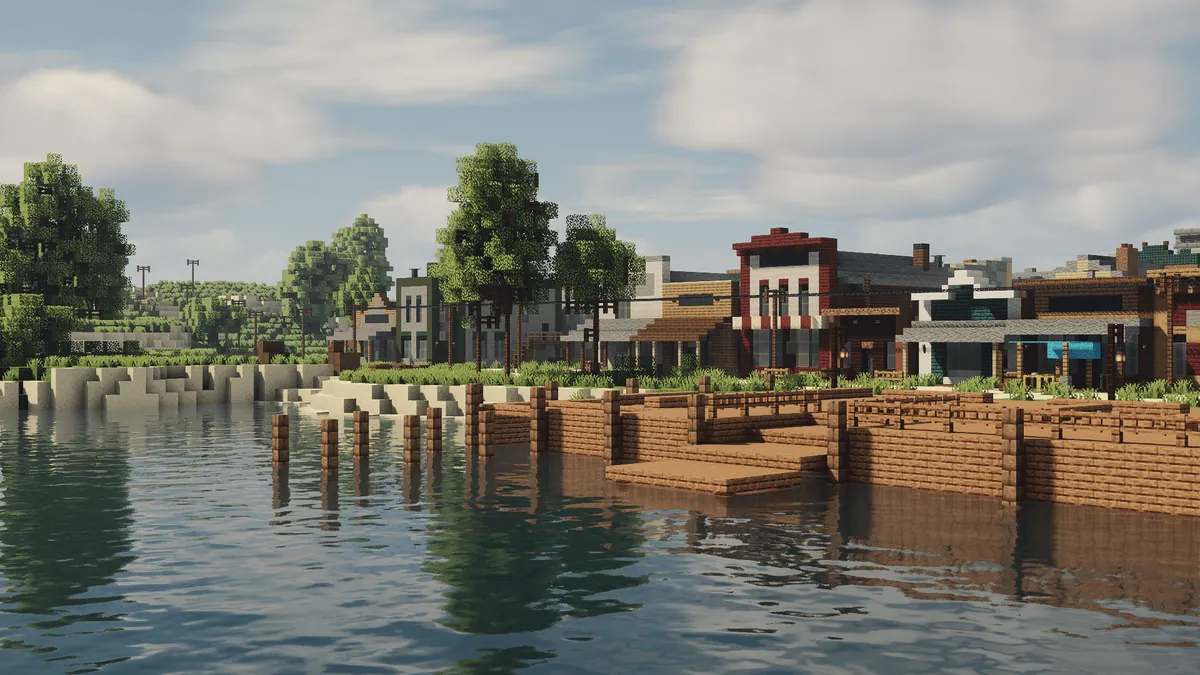 After 2 months of work, i finally built the whole Blackwater town from Red Dead Redemption2!