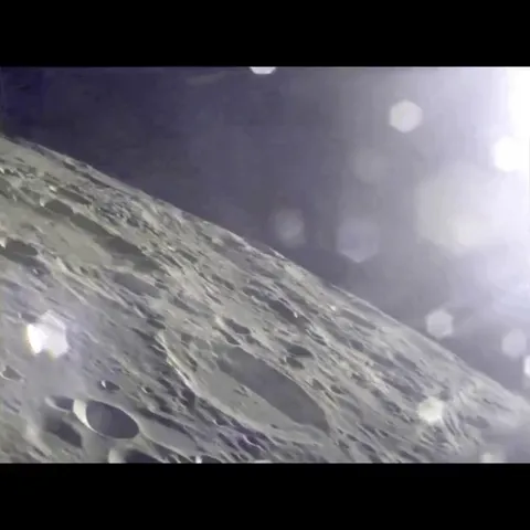 The Moon Is Just Outside The Window: 16mm Film Footage from Apollo 11 (Credit: Apollo Flight Journal)
