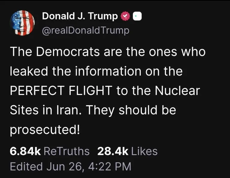 Hey Donny you purposely left the Democrats out of the plans, how did they leak the plan? I’ll wait.