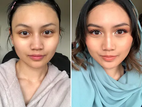 Before &amp; After: My Natural Eid Look