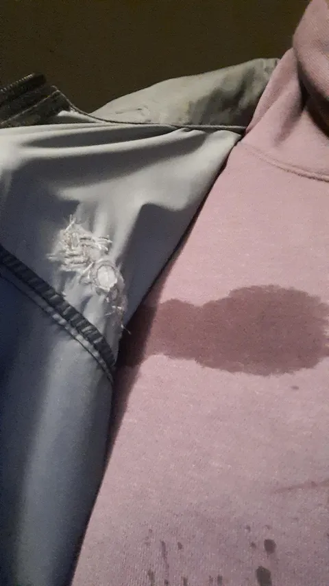 The logo on my waterproof jacket... isn't waterproof