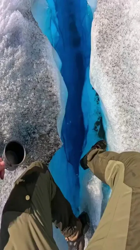 Clear Water from the Glacier of Norway