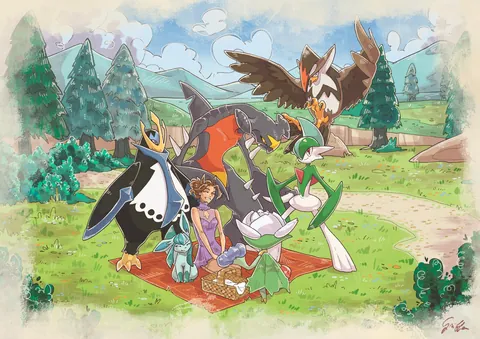 Me with my teams from X to Scarlet