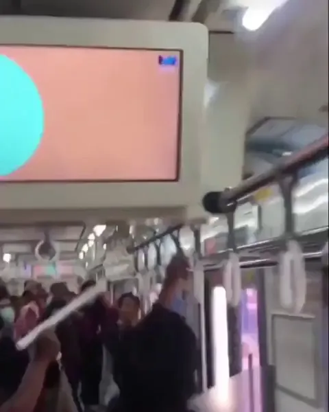 Indonesian man kills a snake with bare hands