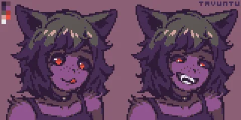 Hell hound girl I'm working on