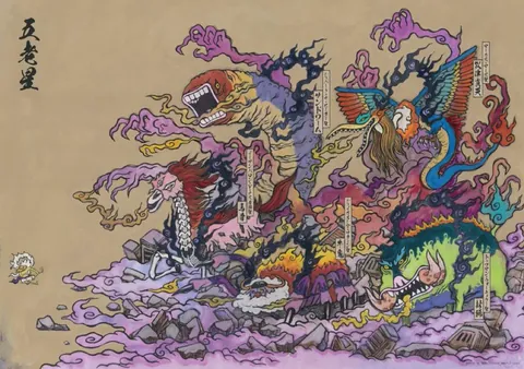 ‘One Piece’ Character Visual — “The Five Elders”