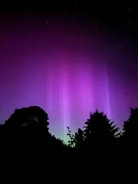 Aurora Borealis from my back garden!