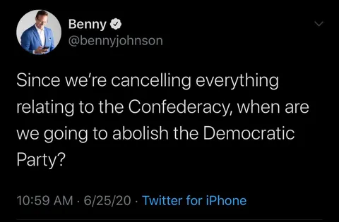 “Convenient” for the party of Jim Crowe to want to erase their own history