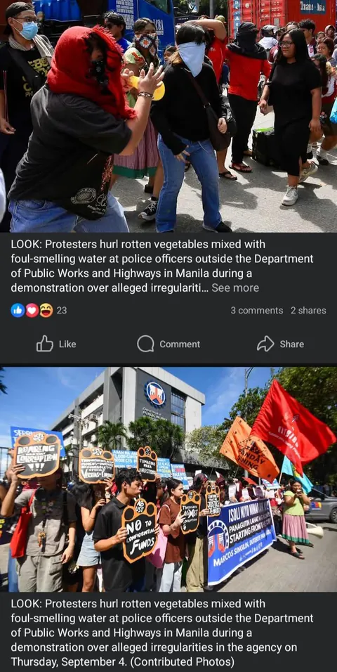 Protesters storm DPWH main office