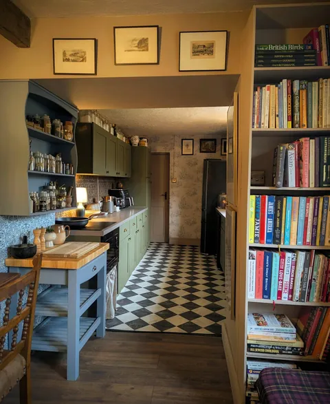 Our cottage kitchen, swipe for before