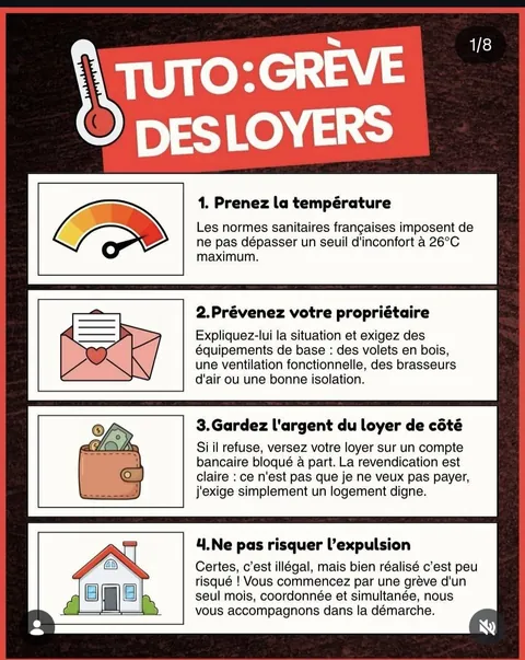 Vous pensez quoi du mouvement de "grève des loyers" qui se profilent sur les réseaux sociaux pour les bouilloires thermique