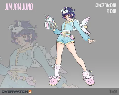 Jim Jam Juno - skin concept