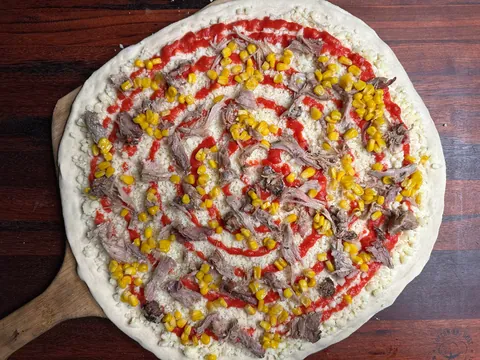 [Homemade] pulled pork pizza