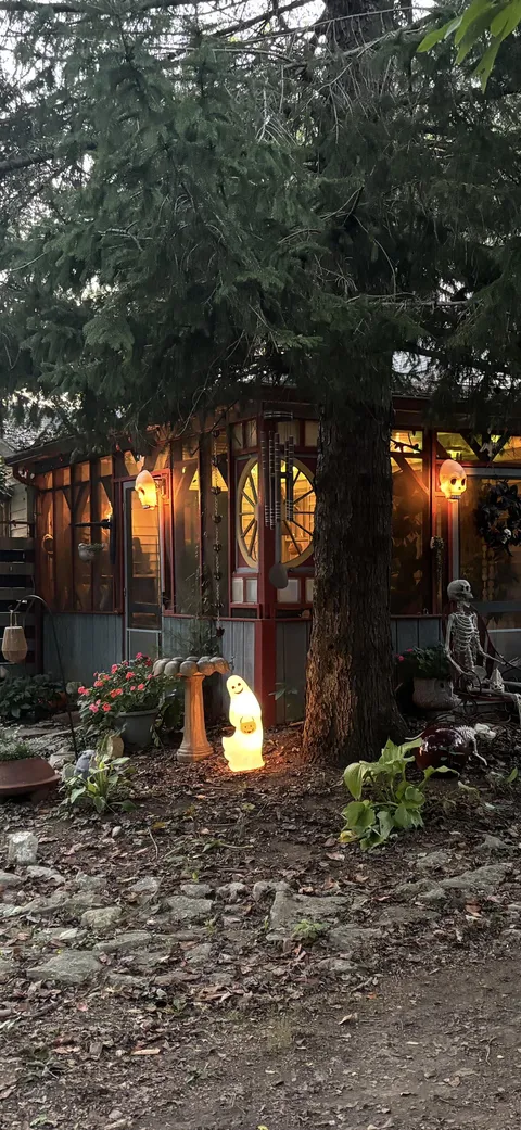 A ridiculously cozy time of year 🌙🍁🎃