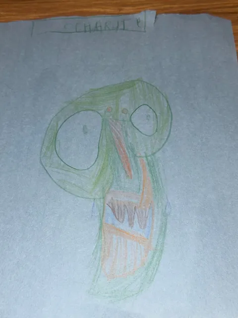 My 5 year old son’s drawings re-rendered by ChatGPT