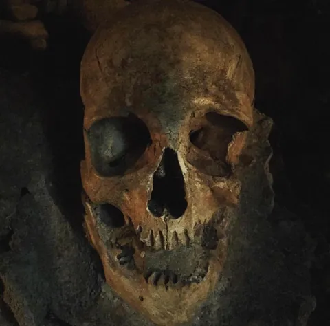Catacombs in Paris from 2 years ago.