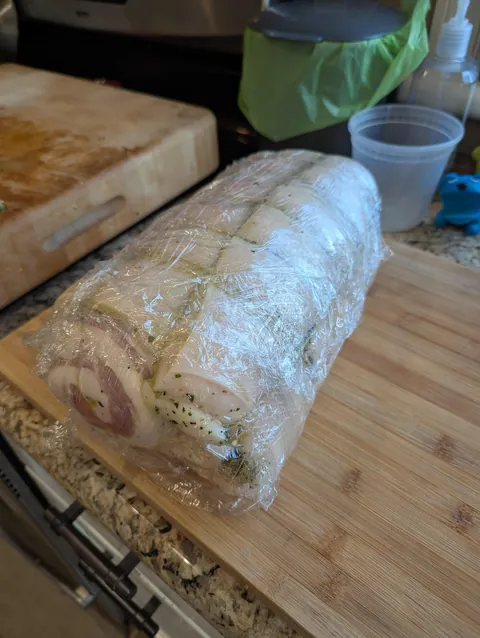 [Homemade] Porchetta from a 10lb pork belly