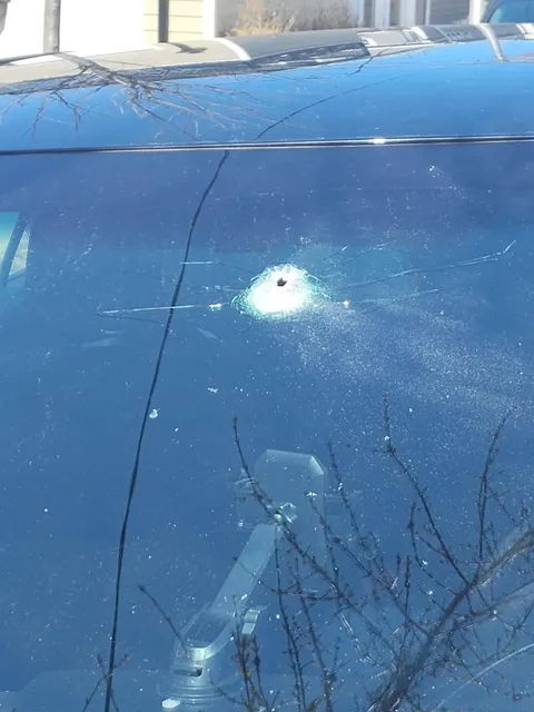 Bought a car two weeks ago. And it got shot last night