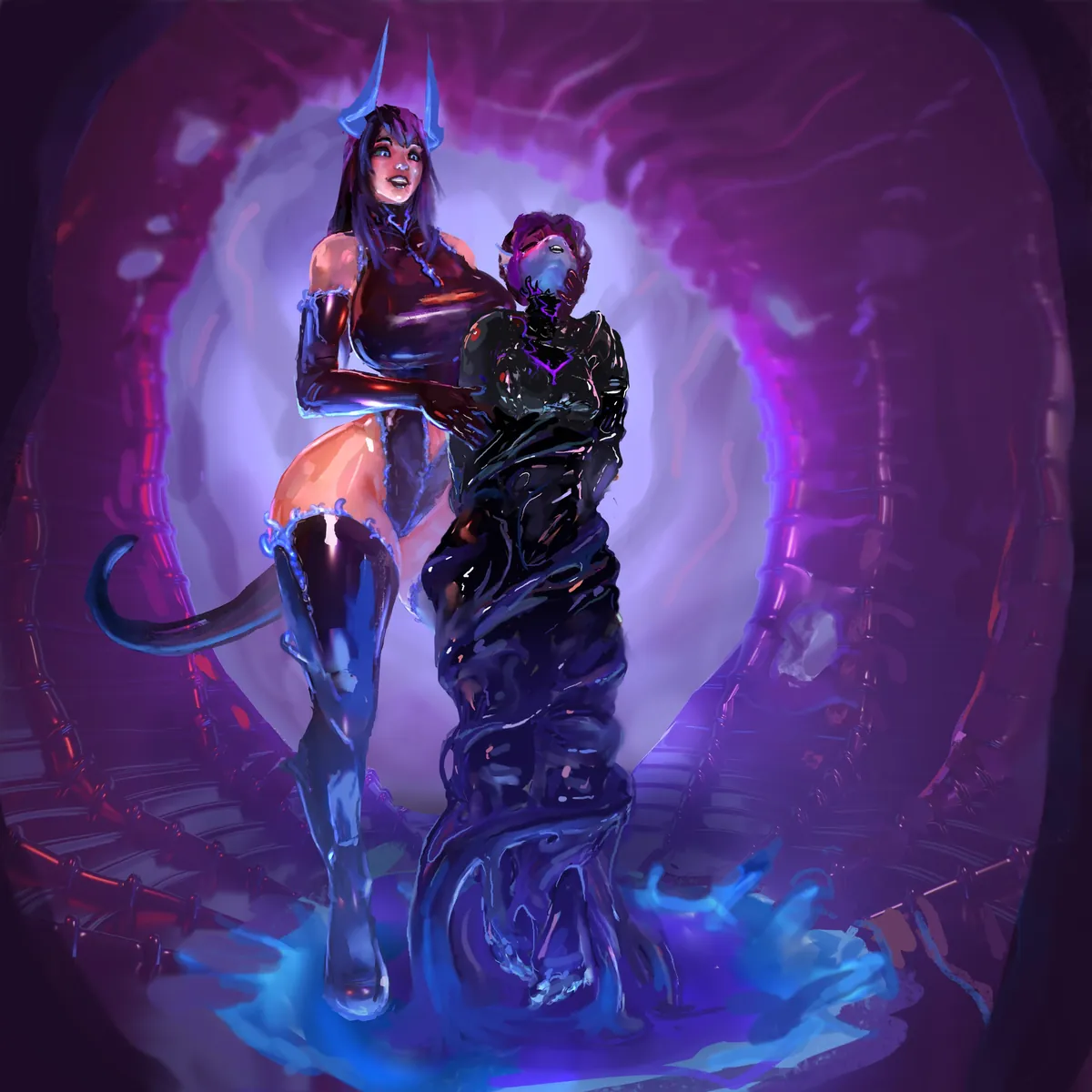 Squel's Cursed Collar 2 (1/3). by (convolute) [F/F]