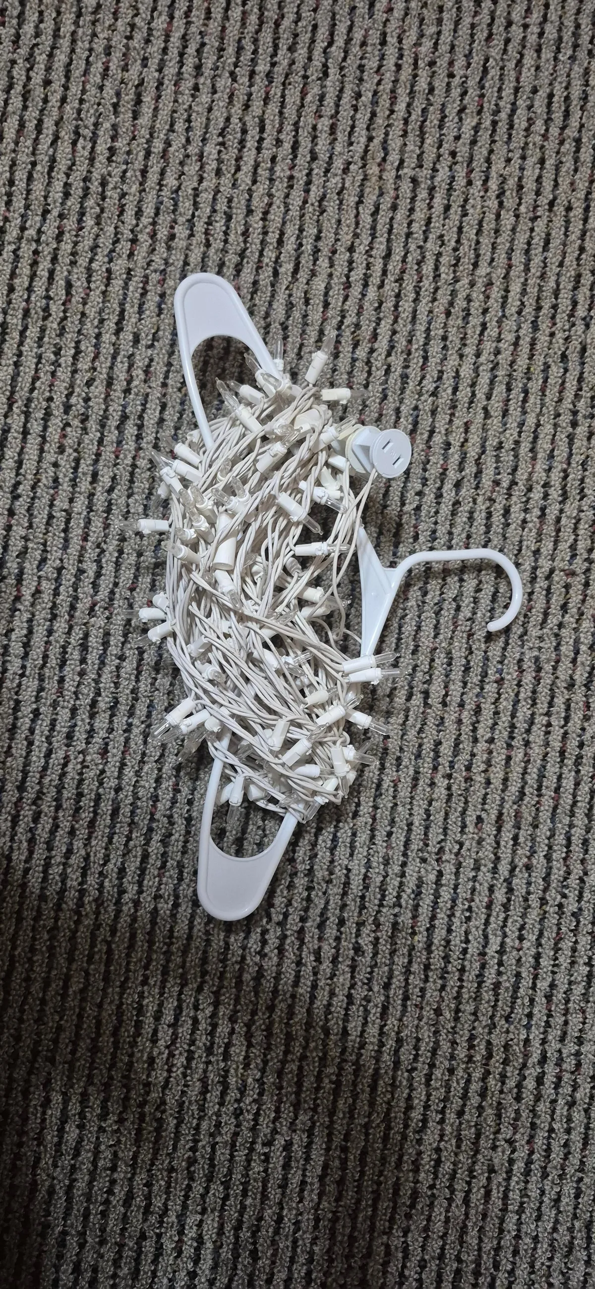 How Istore Xmas lights when not in use