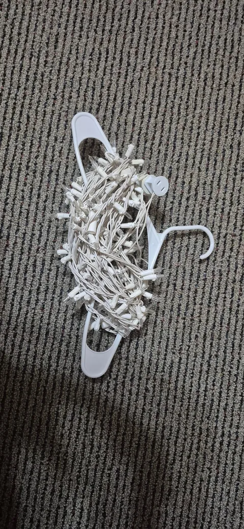 How Istore Xmas lights when not in use