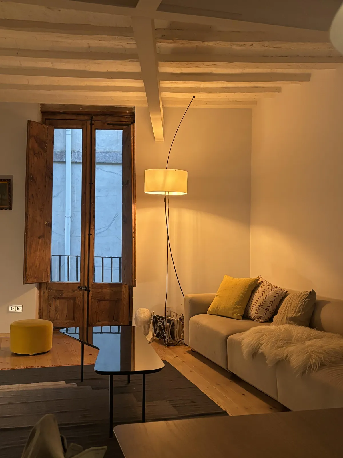 Cozying up on a stormy autumn day 