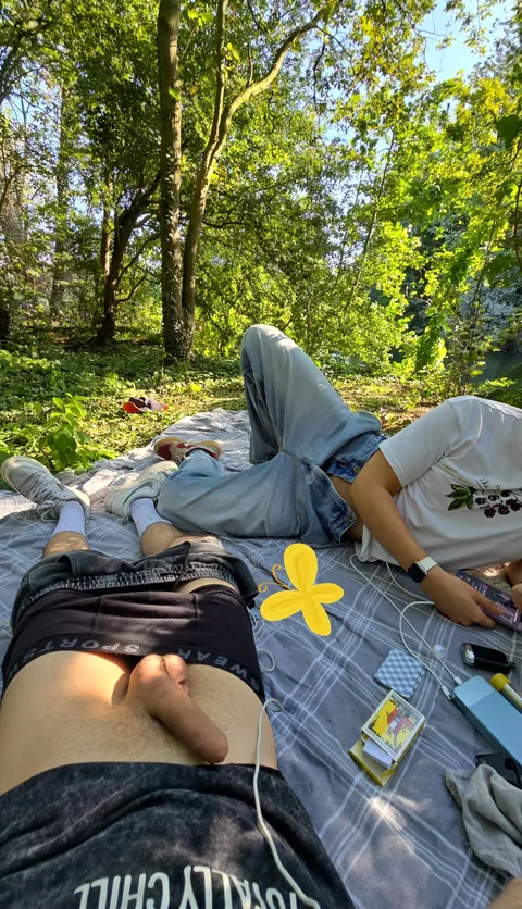 Spent the whole day with my bro naked in the forest (18&amp;22)