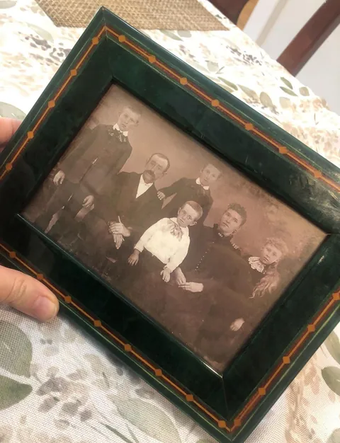 Creepy family photo found in attic