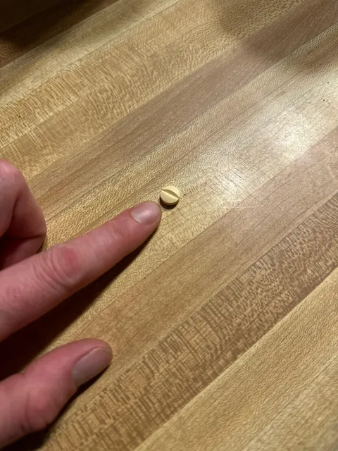 Wife has to take 1/3 of this pill a day, and it has to be accurate or she was told she can get sick.  Couldn’t make it easy, could they? 