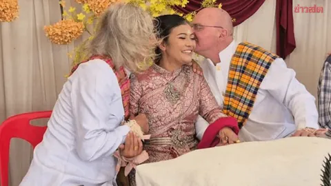 Buriram Bride Weds Two Austrian Police Friends in Rare Three-Person Wedding