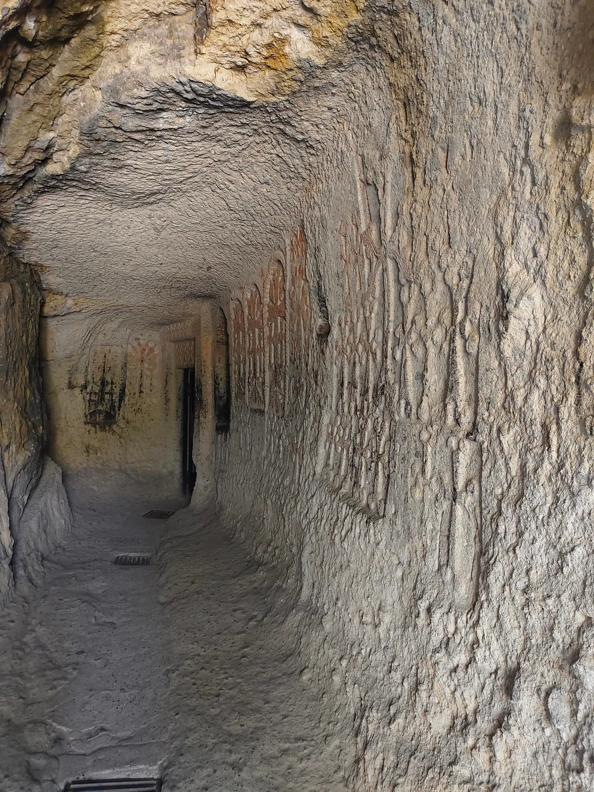 Geghard Monastery, partially carved into the rock. Armenia.