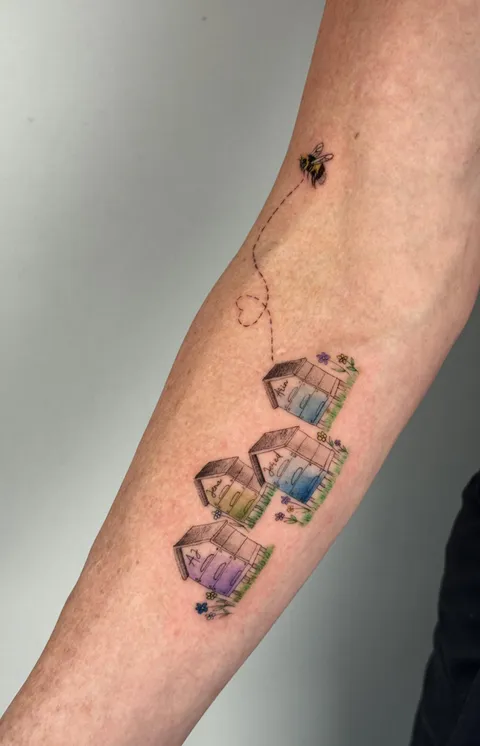 1st tattoo-honoring my daughter who passed 6/2 by Carrie at 6tattoo Addison, Tx.