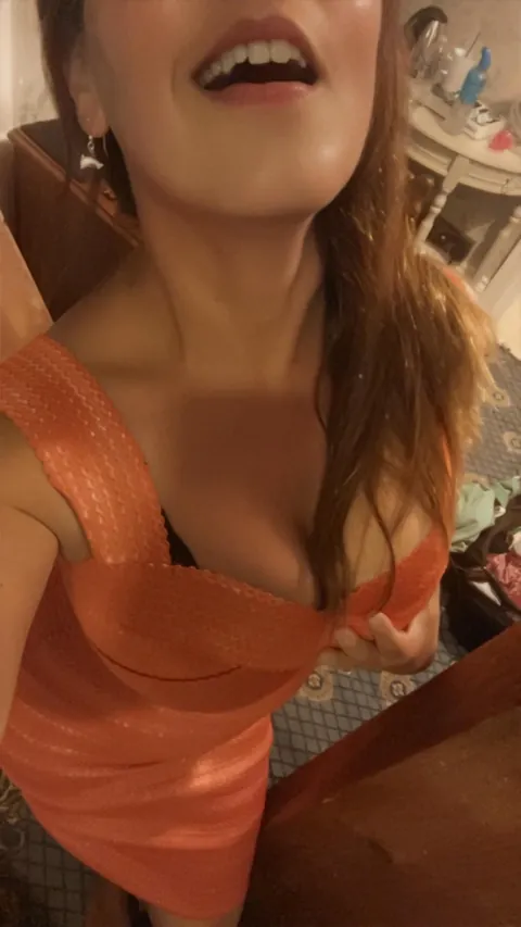 I’m stuck in my dress.. send help..🤭😛 [F]